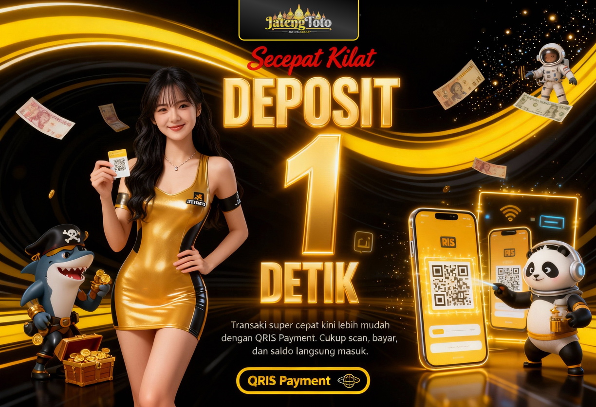 Deposit Super Kilat Cukup 1 Detik, JatengToto QRIS